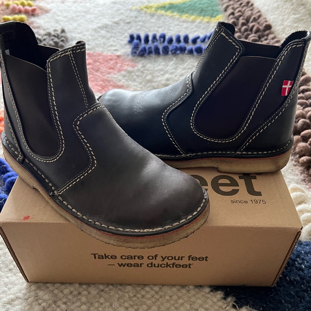 Duckfeet Roskilde Chelsea boot Slate